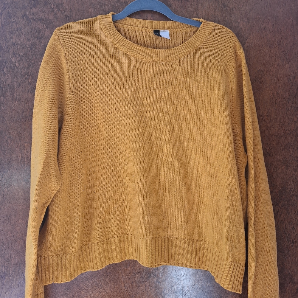 Mustard Crew Neck Sweater